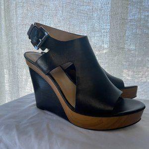Michael Kors Wedge Black Leather